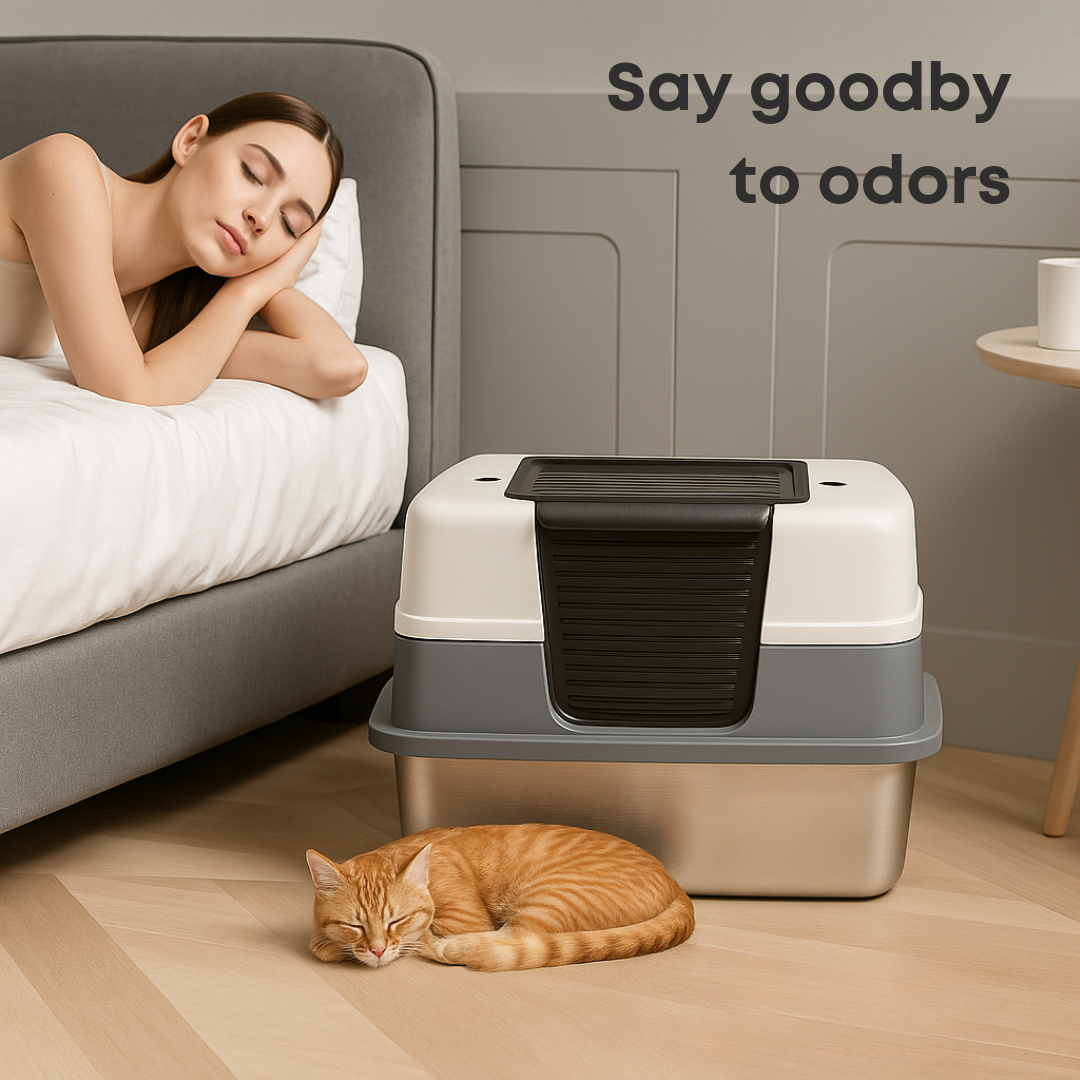 Stainless Steel Cat Litter Box