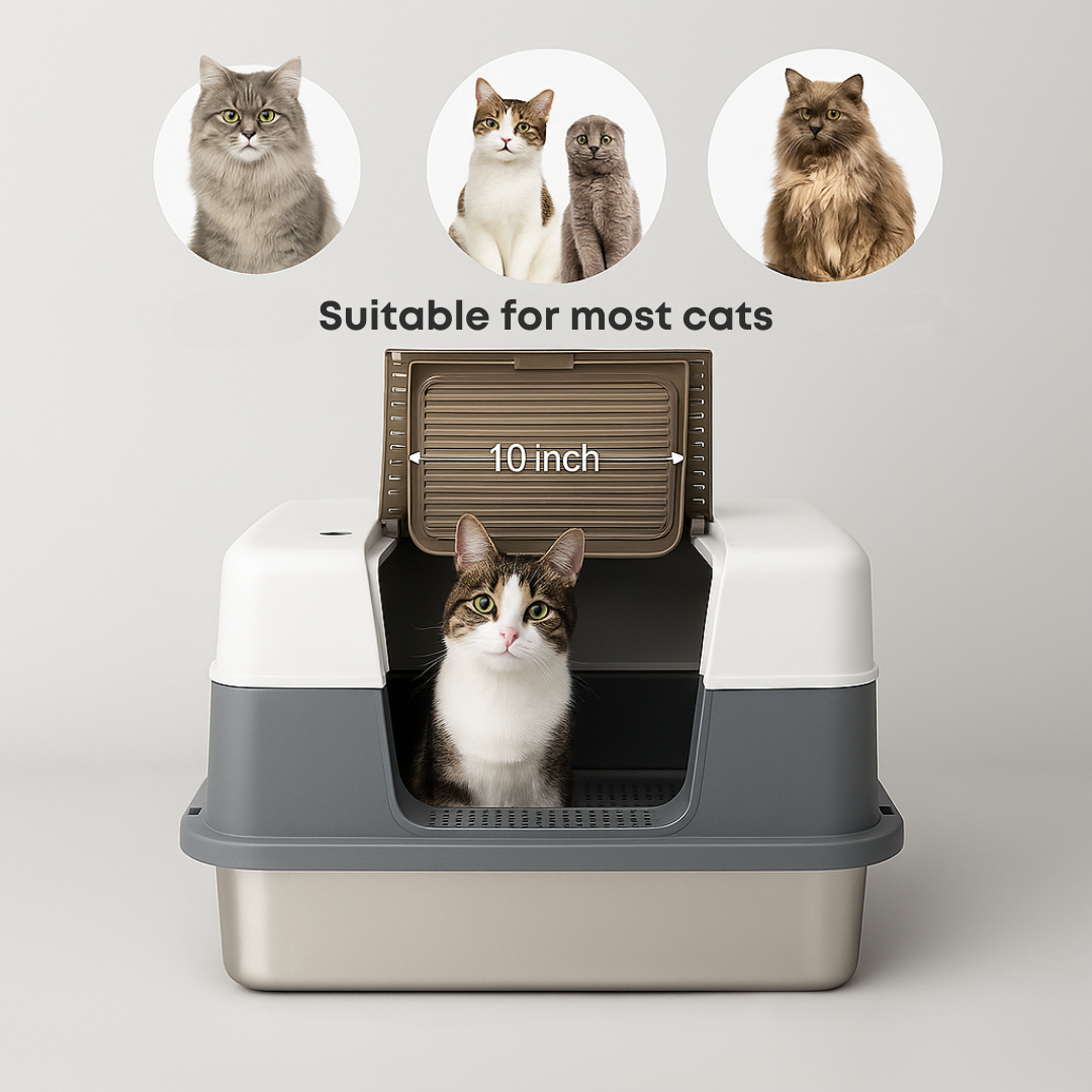 Stainless Steel Cat Litter Box