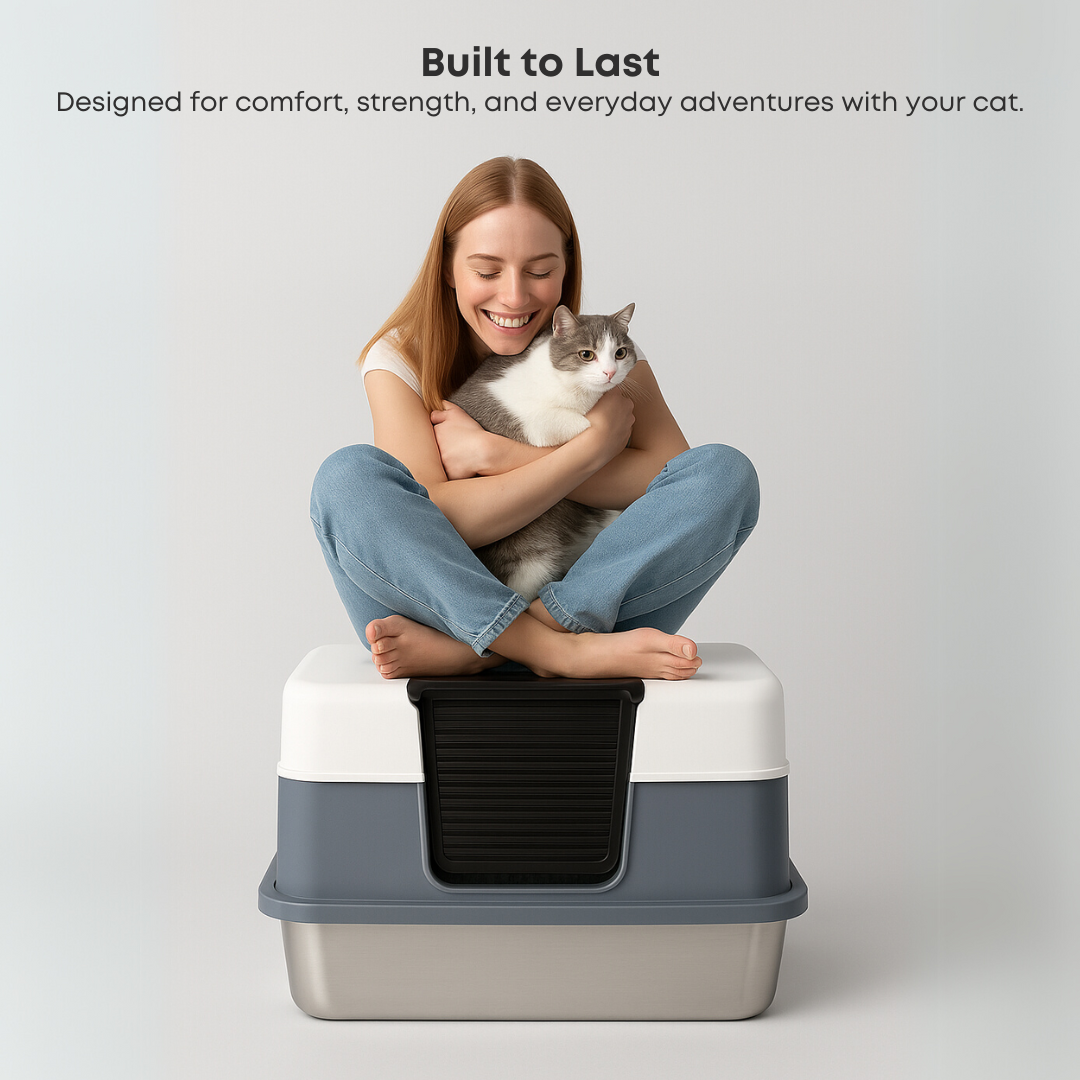 Stainless Steel Cat Litter Box